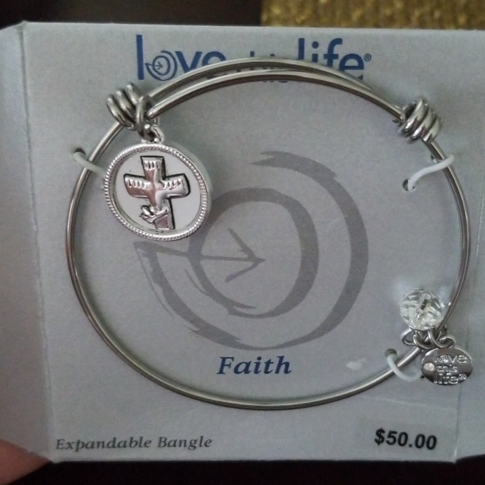 Silver bangle